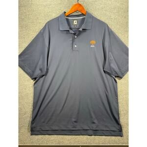 FootJoy Polo Golf Shirt Men's XL Blue Oak Tree Golf Club SS Casual Outdoors